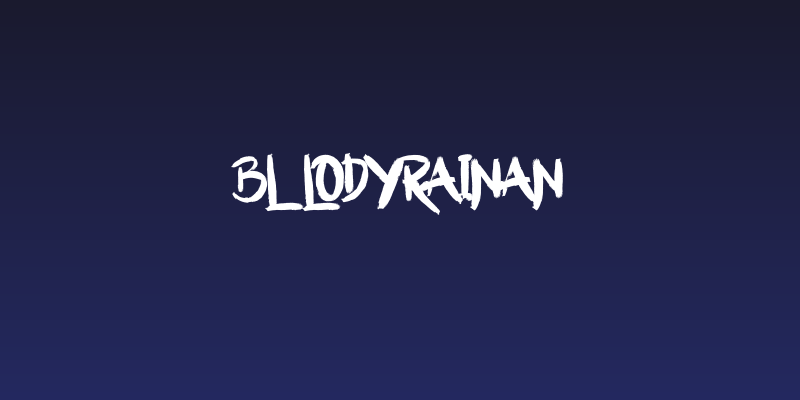 BllodyRainan Social Header