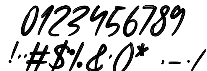 Blluebong Font OTHER CHARS