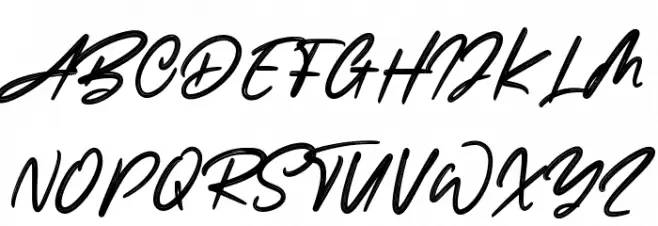 Blluebong Schriftart Groß