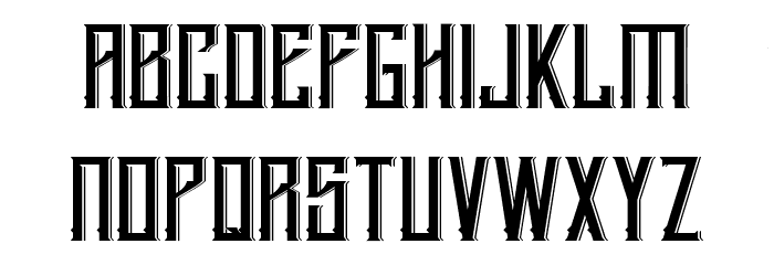 Blnker Font LOWERCASE