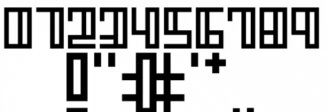 Bloac Regular Font OTHER CHARS