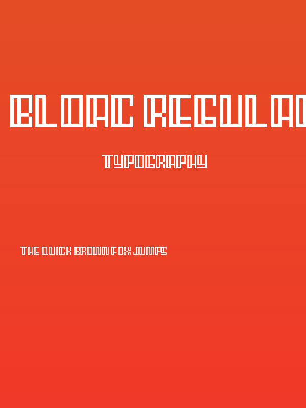 Bloac Regular Poster