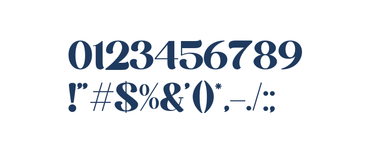 Bloadrish Regular Other Characters