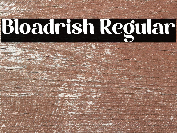 Bloadrish Regular Example 2
