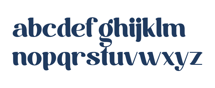 Bloadrish Regular Lowercase