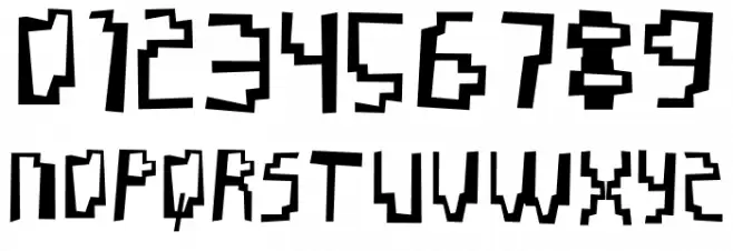 Blob Bomb Pixel Cartoon Font OTHER CHARS