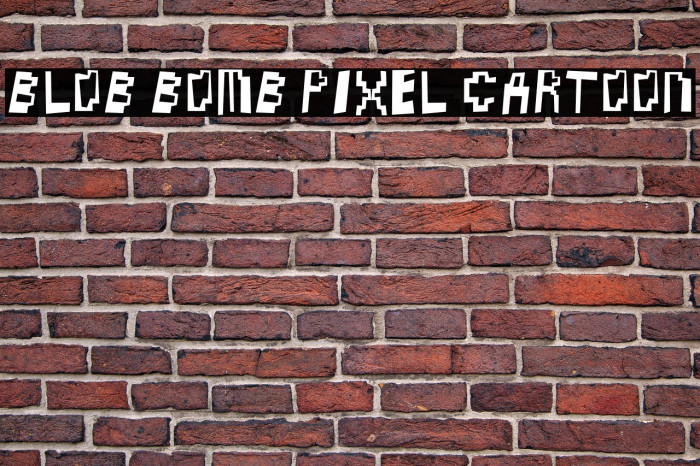 Blob Bomb Pixel Cartoon Example 1