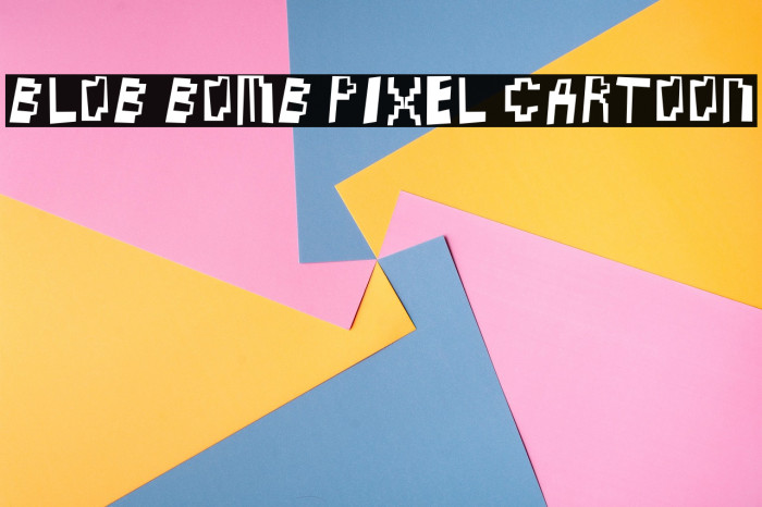 Blob Bomb Pixel Cartoon Example 2