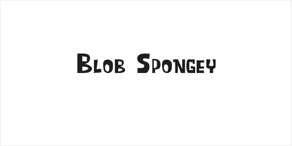 Blob Spongey Logo