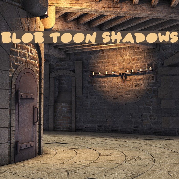 Blob Toon Shadows Font examples
