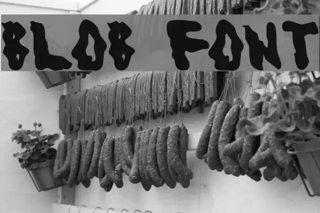 Blob フォント examples