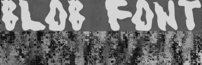 Blob フォント examples