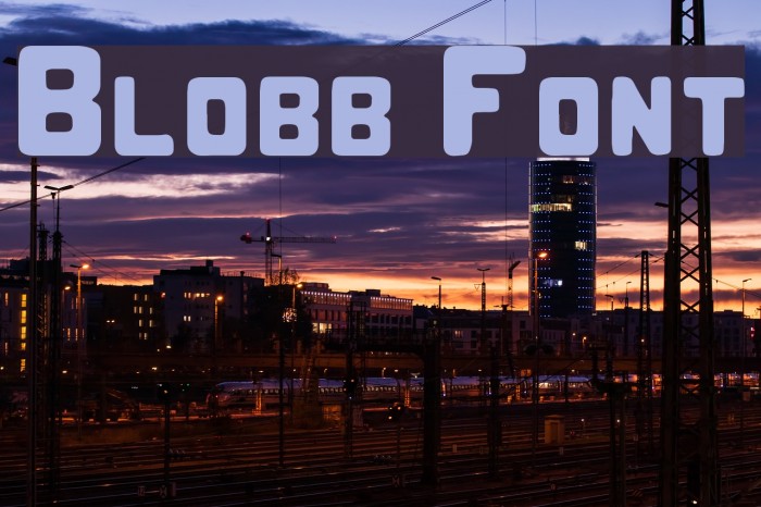 Blobb Font examples