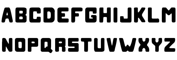 Blobb Font LOWERCASE
