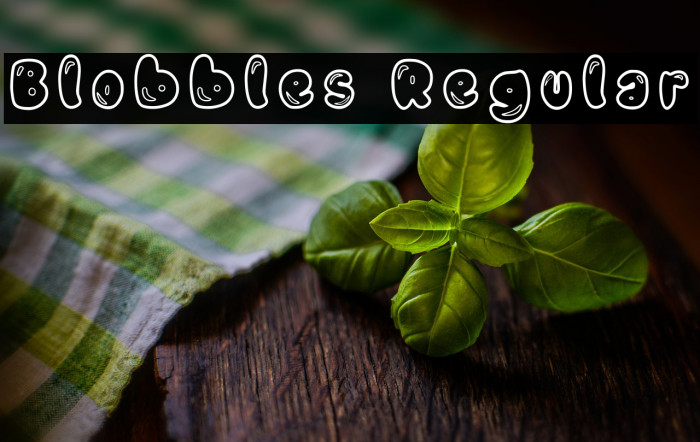 Blobbles Regular Example 1