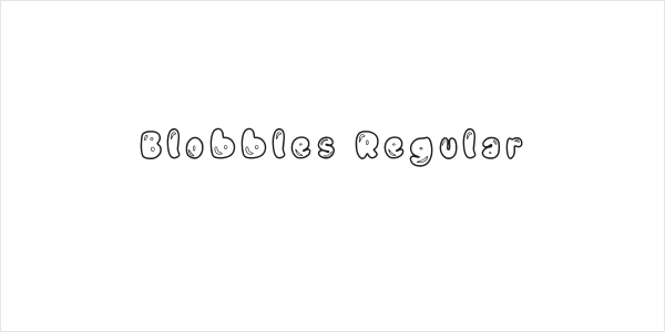 Blobbles Regular Logo