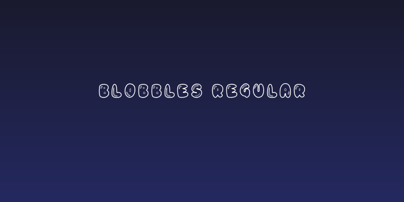 Blobbles Regular Social Header