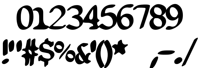 Blobfont G98 Font OTHER CHARS