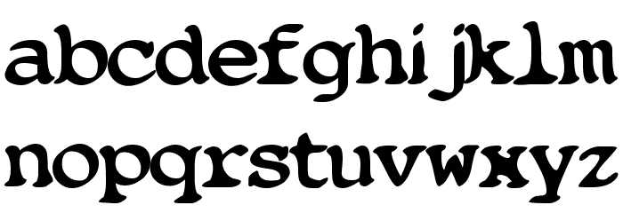Blobfont G98 Font LOWERCASE