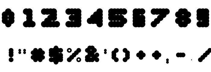 Blobify Regular Font OTHER CHARS