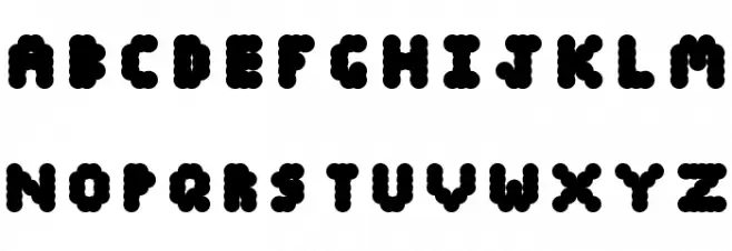 Blobify Regular Шрифта ВЕРХНИЙ