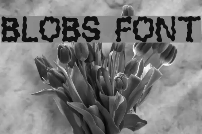Blobs Font examples