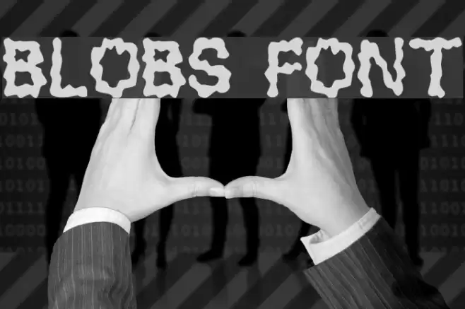 Blobs Font examples