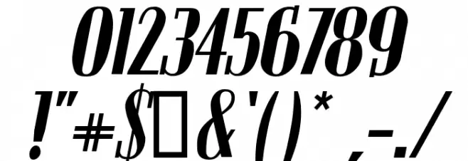 Bloc Kursiv Caratteri ALTRI CARATTERI