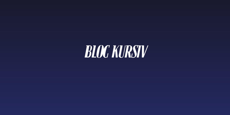 Bloc Kursiv Social Header