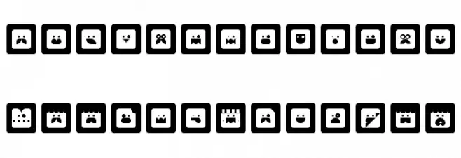 BlocFace Regular Шрифта ВЕРХНИЙ