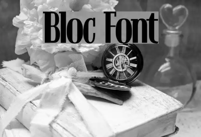 Bloc Caratteri examples