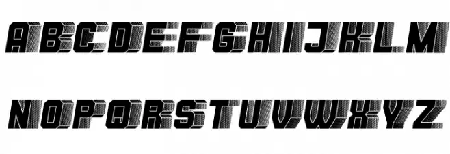 Blocchi Italic Polices MAJUSCULES