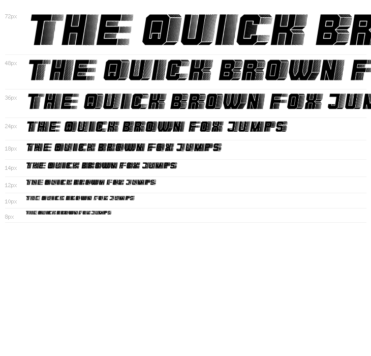 Blocchi Italic Waterfall