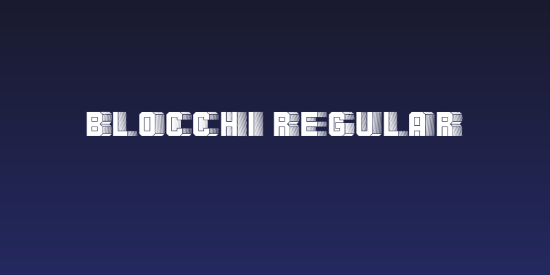 Blocchi Regular Social Header