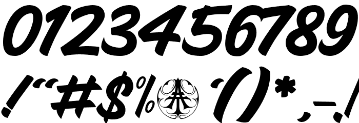 BloccoPersonalUseOnly-Regular Font OTHER CHARS