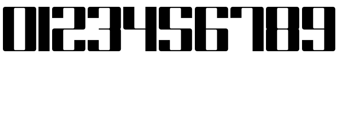 Block 17 Bold Font OTHER CHARS