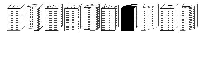 Block 1900 Font OTHER CHARS