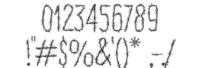 Block Border Font OTHER CHARS