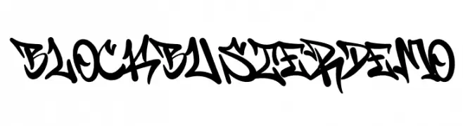 Block Buster DEMO  Frei Schriftart Herunterladen