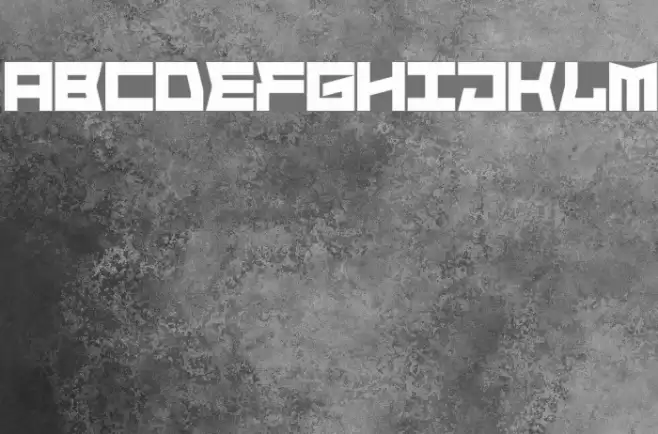 Block Face Bold Font examples