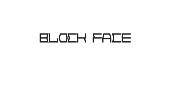 Block Face Logo
