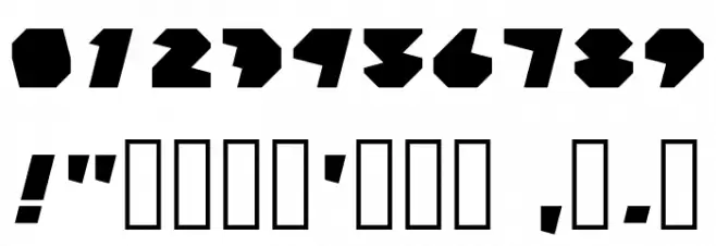 Block Factory Regular Font OTHER CHARS