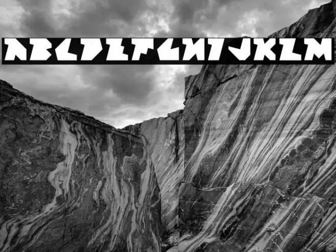 Block Factory Regular Font examples