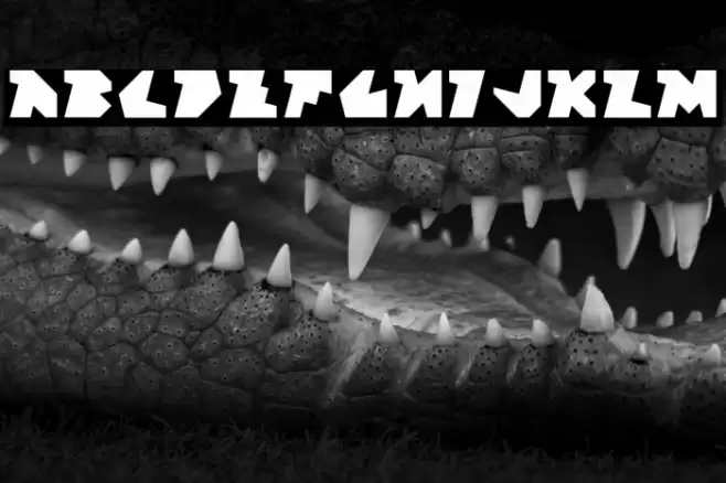 Block Factory Regular Font examples