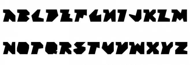Block Factory Regular Schriftart Groß