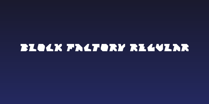 Block Factory Regular Social Header