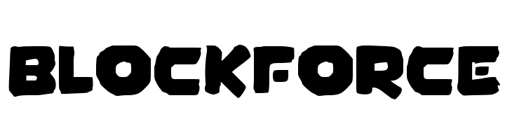 Block Force  Free Fonts Download