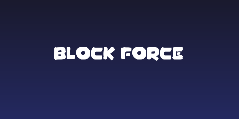 Block Force Social Header