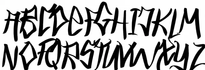 Block King Schriftart Groß