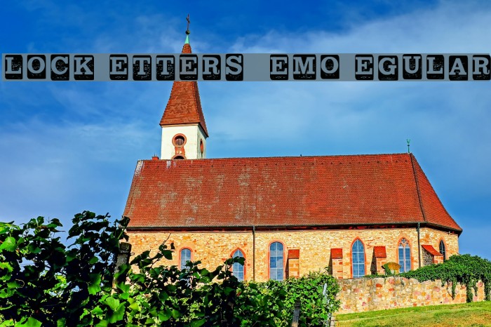 Block Letters _ Demo Regular Font examples